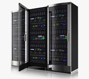 Imagem de armário com 2 portas laterais fechadas e do centro aberta